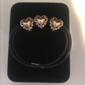 Brighton Ponytail Holder with Hearts